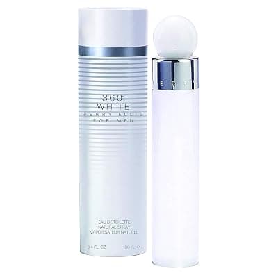 Perry Ellis 360° White Eau de Toilette for Men, 3.4 oz