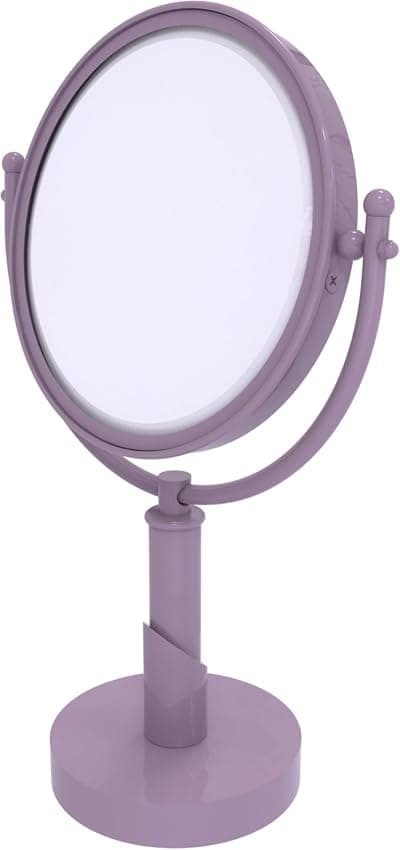 Allied Brass Soho Collection 8-Inch Vanity Make-Up Mirror, 2X — Lavender