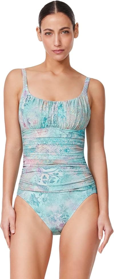 Profile by Gottex Souk Shirred One-Piece Swimsuit
