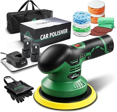 BATOCA S3 Cordless Car Polishers and Buffers, DA Orbital Polishing Machine