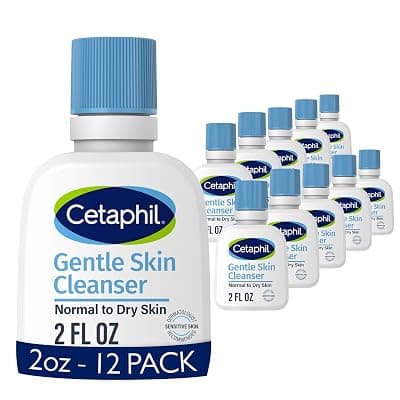 Cetaphil Gentle Skin Cleanser, 2 oz, 12 ct