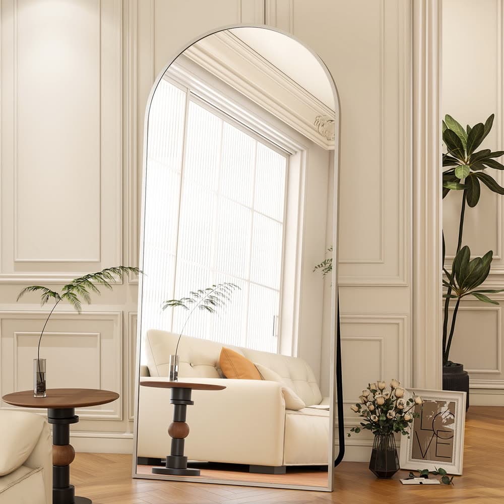 BEAUTYPEAK Arched Full-Length Mirror