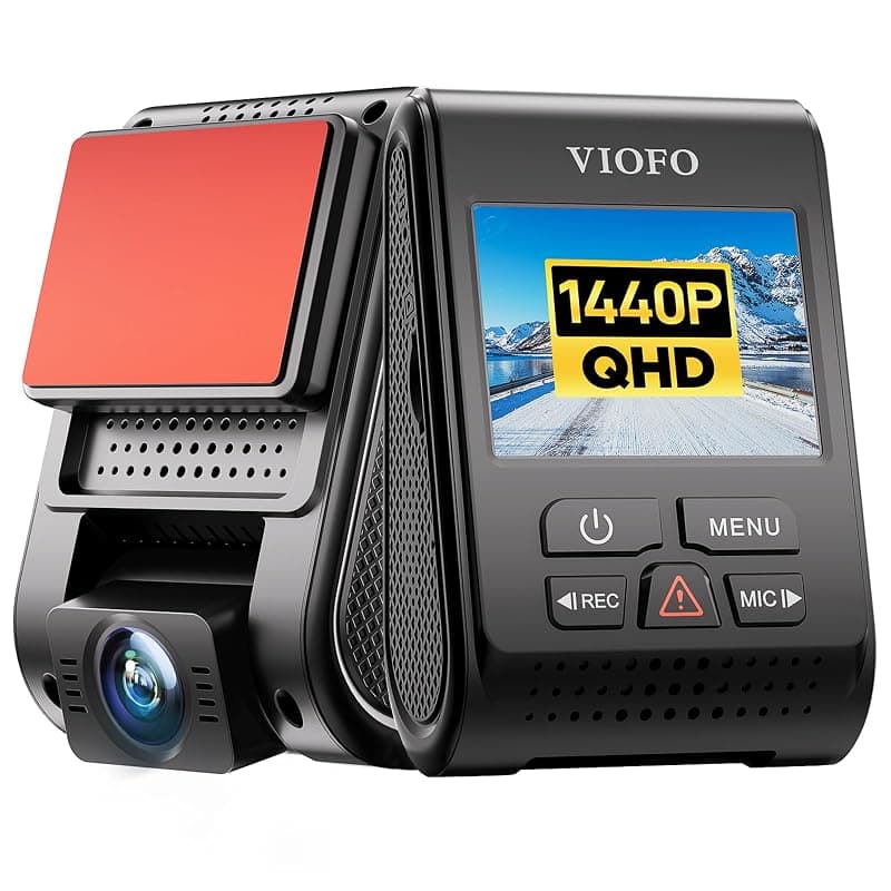 VIOFO A119 V3 Dash Cam, 2K Front Recording, GPS, True HDR Car Dashcam