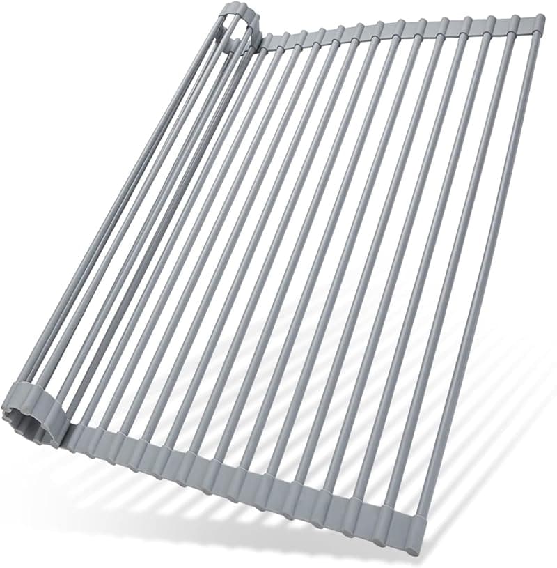 Roll-Up Over Sink Dish Drying Rack (Ohuhu)