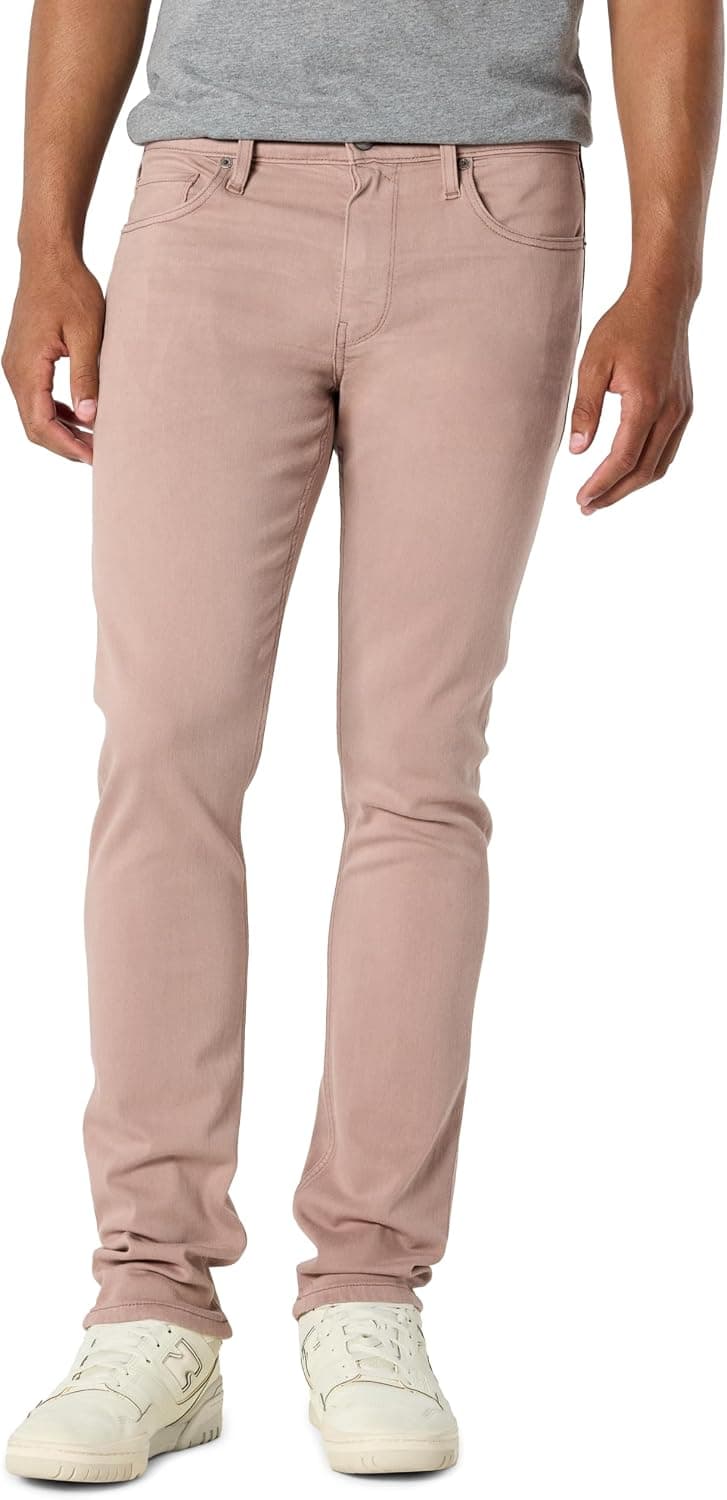 PAIGE Men's Lennox Transcend Slim Fit Pant — Muted Cherry, 31